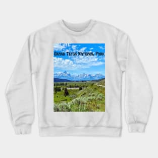 The Tetons from afar Crewneck Sweatshirt